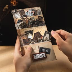 Journal GO 20pcs Vintage Metal Imprint Stickers for Scrapbooking Collage Junk Journal Decor Planner Card Craft Making Assets