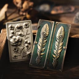Journal GO 20pcs Vintage Metal Imprint Stickers for Scrapbooking Collage Junk Journal Decor Planner Card Craft Making Assets