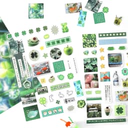 2sheets Kawaii Japanese Childhood Memories Die cut Adhesive Sticker Junk Journal Collage Decoration Scrapbook Diary Cute Sticker