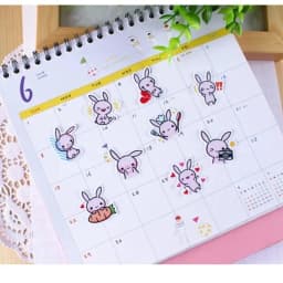 40pcs Creative Kawaii Cute Self-made Rabbit Baby Scrapbooking Stickers /decorative Sticker /DIY Craft Photo Albums