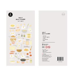 Korean Import Suatelier Eggtime Breakfast Paper Sticker Scrapbook Decoration Stationery DIY Stickers School Office Supply 1196
