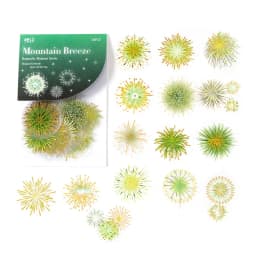 30pcs/bag PET Hot Stamping Laser Stickers Romantic Instant Series Aesthetic Scrapbooking Materials