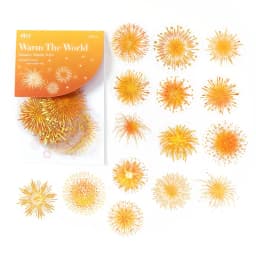 30pcs/bag PET Hot Stamping Laser Stickers Romantic Instant Series Aesthetic Scrapbooking Materials