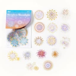 30pcs/bag PET Hot Stamping Laser Stickers Romantic Instant Series Aesthetic Scrapbooking Materials