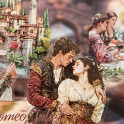 60pcs/bags Literary Stories Series Classic Story Scenery Stickers DIY Handbook Collage Materials for Frames Calendars Scrapbooks