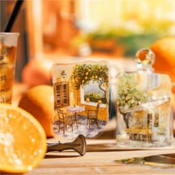 15pcs Large Size Non Repetitive Retro Street Landscape PET Stickers Creative Handbook Scrapbook DIY Material Stationery Stickers