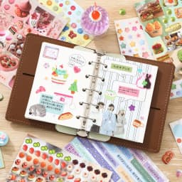 30 Pcs Japanese Stationery Sticker Book Cartoon for Laptop Journal Scrapbooking Creative Decorative Stickers Aesthetic Handmade