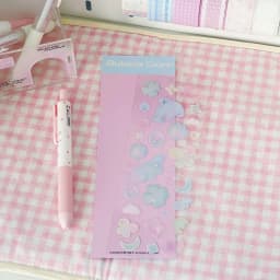WAKAWAKA Hot Silver Bubble Stickers Deco Stickers Korean Stickers Scrapbook Stickers Cute Guka Card Decor Journal Embellishments