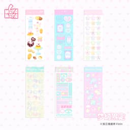 WAKAWAKA Hot Silver Bubble Stickers Deco Stickers Korean Stickers Scrapbook Stickers Cute Guka Card Decor Journal Embellishments