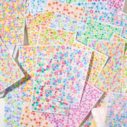 6sheets Kawaii Star Convenience Store Series Die Cutting Stickers DIY Scrapbook Decoration Album Diary Aesthetics Stationery