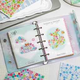 6sheets Kawaii Star Convenience Store Series Die Cutting Stickers DIY Scrapbook Decoration Album Diary Aesthetics Stationery