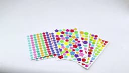 4200 Sheet Heart/Circle/Stars Reward Sign Stickers Pack DIY Skateboard Suitcase Stationery Decals Decor Phone Laptop Gift Toys