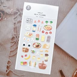 Korean Import Suatelier Farm Fish Market Baking Sticker Scrapbooking Diy Journaling Diary Decor Stationery Sticker School Gift