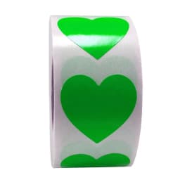 Heart Red Stickers seal labels 50-500pcs Labels stickers scrapbooking for Package and wedding decoration stationery sticker