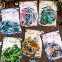 30pcs/1lot Kawaii Stationery Stickers twilight forest Junk Journaling Decorative Mobile Scrapbooking for stickers Scrapbook