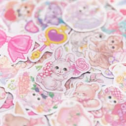 153pcs/lot Kawaii Stationery Stickers Cartoon Cat Diary Planner Decorative Mobile Sticker Scrapbooking Journal DIY Craft Sticker