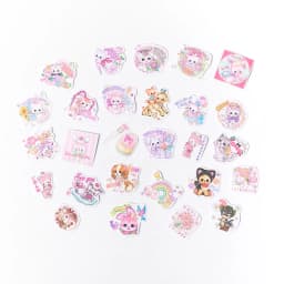 153pcs/lot Kawaii Stationery Stickers Cartoon Cat Diary Planner Decorative Mobile Sticker Scrapbooking Journal DIY Craft Sticker