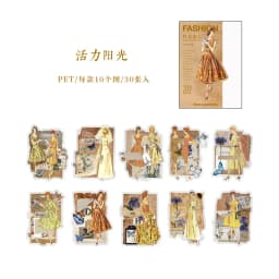 30pcs/1lot kawaii Stationery Sticker Ladies Fashion Notes Diary Planner junk journal Decorative Scrapbooking DIY Craft Sticker