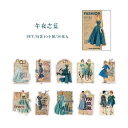 30pcs/1lot kawaii Stationery Sticker Ladies Fashion Notes Diary Planner junk journal Decorative Scrapbooking DIY Craft Sticker