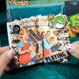 Journal GO 50pages Vintage Cartoon American Family Life Stickers for Scrapbook DIY Decoration Gifts Collage Junk Journal Decor