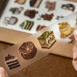 Journal GOo 3.5x200cm Vintage Leisure Time Collage Tape Sticker Creative DIY Journal Scrapbooking Planner Card Craft Making