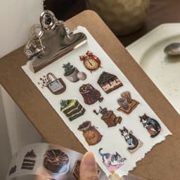 Journal GOo 3.5x200cm Vintage Leisure Time Collage Tape Sticker Creative DIY Journal Scrapbooking Planner Card Craft Making