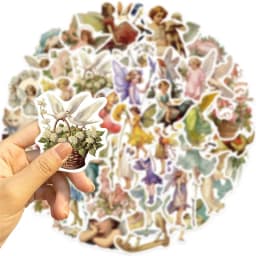 10/30/50PCS Vintage Painting Angel PVC Sticker Aesthetic Stationery Decoration Scrapbooking School Supplies