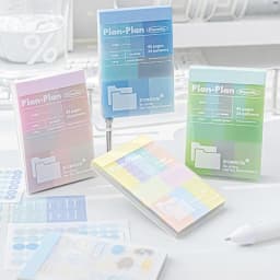 Muilti-Functional Stickers&Memo Note Pad Book Journal Scrapbook Mark Sticker School Stationery