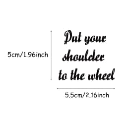 50PCS English Inspirational Decoration Graffiti Stickers DIY Luggage Notebook Skateboarding Motorcycle PET Waterproof S