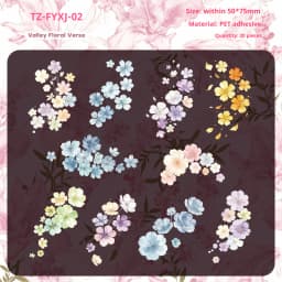 JIANWU Vintage Butterfly Bird Flower Leaves Landscape Material Collage Scrapbooking PET Sticker Creative DIY Journal Stationery