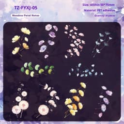 JIANWU Vintage Butterfly Bird Flower Leaves Landscape Material Collage Scrapbooking PET Sticker Creative DIY Journal Stationery