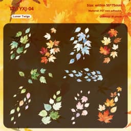 JIANWU Vintage Butterfly Bird Flower Leaves Landscape Material Collage Scrapbooking PET Sticker Creative DIY Journal Stationery