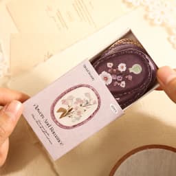 Journal GO 45pcsVintage Flowers Sticker for DIY Scrapbooking Journal Photo Album Decoration Materials Sticky Floral Decals