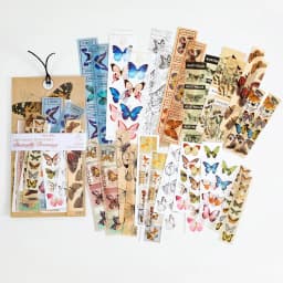 30pcs/1lot kawaii Stationery Sticker Literary Collection Diary Planner junk journal Decorative Scrapbooking DIY Craft Sticker