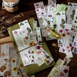 30pcs/1lot kawaii Stationery Sticker Literary Collection Diary Planner junk journal Decorative Scrapbooking DIY Craft Sticker