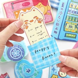 20/80pcs Neon Tribe Series Kawaii Ins Cartoon Small Element Adhesive Label Material Pack Scrapbooking DIY Aesthetic Stationery