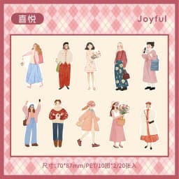 15pcs/1lot Kawaii Scrapbook Sticker idle the rest of one's day Scrapbooking Supplies Planner Decorative Stationery Sticker