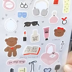 BONITO In My Bag Daily Moment Stickers Scrapbooking Diy Journal Stationery Sticker School Office Gift B6145