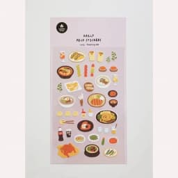 Korean Import Suatelier Tasty Food Trip Paper Stickers Scrapbooking Diy Journal Stationery Sticker Deco Art School Supply 1173