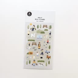 Korean Import Suatelier In The Park Paper Stickers Scrapbooking Diy Journal Stationery Sticker Deco Art School Supply 1172