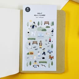 Korean Import Suatelier In The Park Paper Stickers Scrapbooking Diy Journal Stationery Sticker Deco Art School Supply 1172
