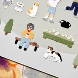 Korean Import Suatelier In The Park Paper Stickers Scrapbooking Diy Journal Stationery Sticker Deco Art School Supply 1172