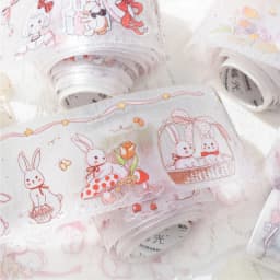 Journal GO 6x200cm Fairy Tale PET Tape Sticker DIY Scrapbooking Decor Album Collage Journalling Material Aesthetics Masking Tape