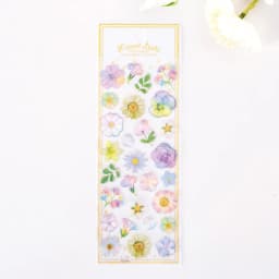 Cute Kawaii Crystal Jelly Flower Stickers 3D Puffy Epoxy Resin Decals for Scrapbooking Journal Planner Phone DIY Laptop Decor