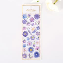 Cute Kawaii Crystal Jelly Flower Stickers 3D Puffy Epoxy Resin Decals for Scrapbooking Journal Planner Phone DIY Laptop Decor