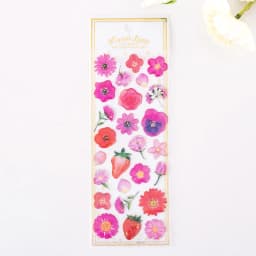 Cute Kawaii Crystal Jelly Flower Stickers 3D Puffy Epoxy Resin Decals for Scrapbooking Journal Planner Phone DIY Laptop Decor