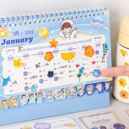 Cute Kawaii Crystal Jelly Flower Stickers 3D Puffy Epoxy Resin Decals for Scrapbooking Journal Planner Phone DIY Laptop Decor