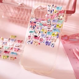 Kawaii Cartoon Animal Cute Things 3D Relief Stickers DIY Diary Handmade Scrapbook Aesthetic Supplies Stationery Stickers
