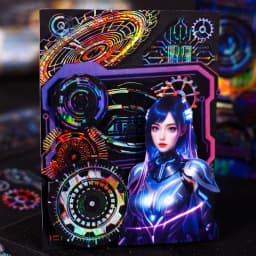 50mm * 2m Gear Fantasy Series Punk Cyberpunk Style PET Stickers Creative Handbook DIY Handmade Scrapbook Aesthetic Stickers