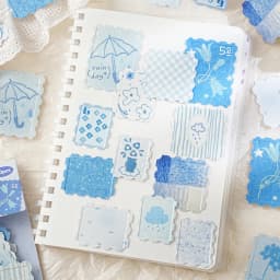 Etori Life Warm Moments Series Vintage Cozy Stamp Journal Stickers 20Pcs Ins Style Journal Decoration Small Patterns for Laptops, Phone Stickers, Luggage, Office Decoration Accessories, Student Gift Paper Bags, Handmade Scrapbooking Supplies, DIY Crafts, Children's Stickers, Art Parties, Gifts for Friends, Back-To-School Season, Card Making